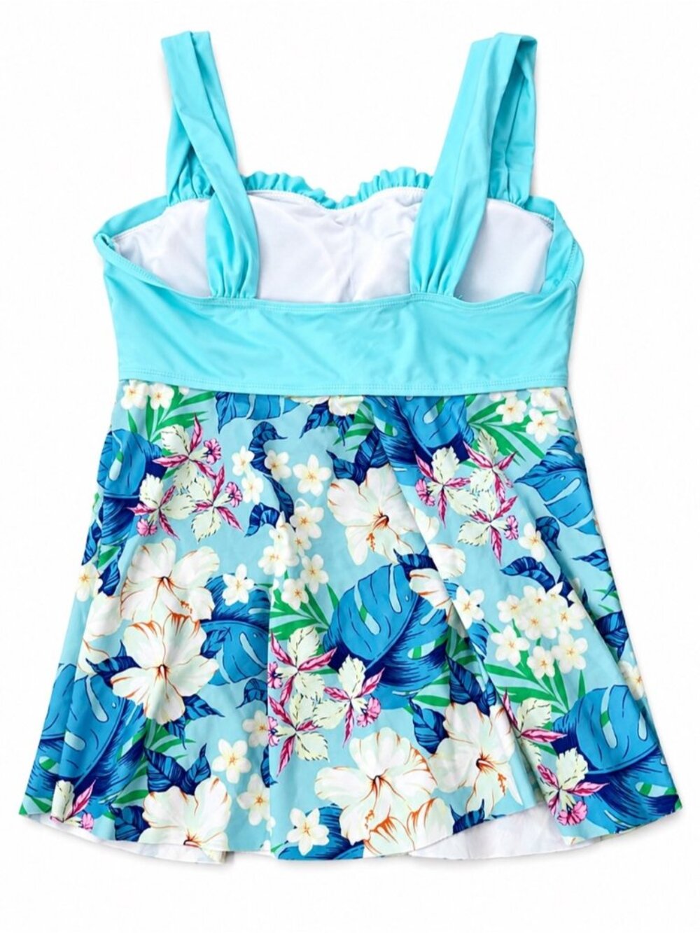 Blue Floral Tankini Swim Top - Women Swim - Picture 2 of 3